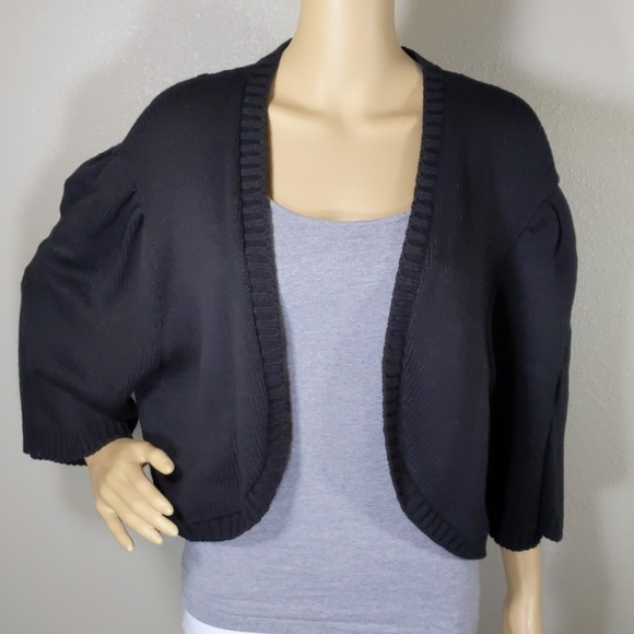 American Rag Cie Black Lace Open Cardigan Size  3X - Picture 4 of 8